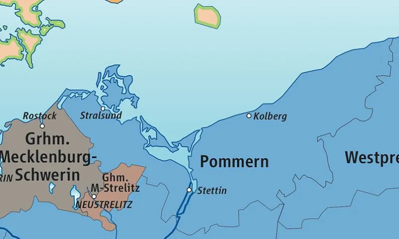 Historische Pommern Ansicht